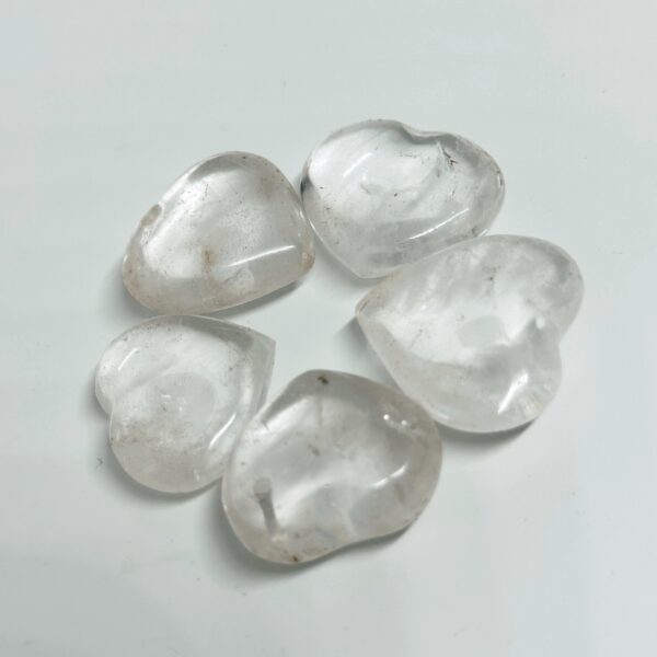 Clear Quartz Heart - Image 3